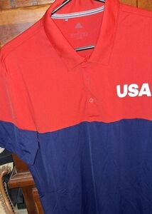 (3) USA!! GOLF SHIRTS SIZE LARGE